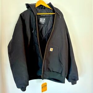 Men’s Carhartt Firm Duck Insulated Flannel Lined Active Jacket.